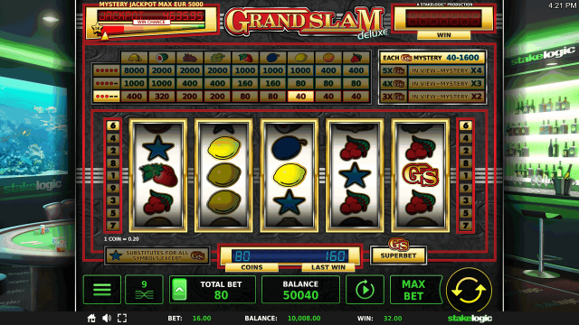 Характеристики слота Grand Slam Deluxe 3