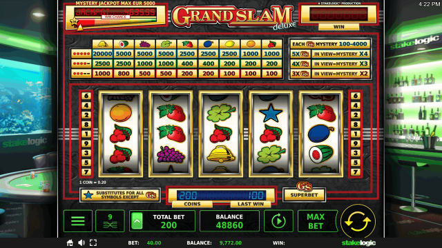 Игровой интерфейс Grand Slam Deluxe 7