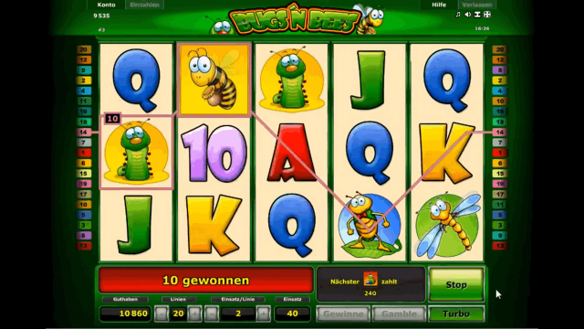 Игровой интерфейс Bugs And Bees 7