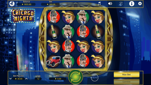 Игровой интерфейс Chicago Nights 9