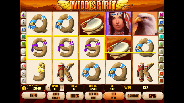 Характеристики слота Wild Spirit 7