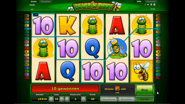 Игровой интерфейс Bugs And Bees 8