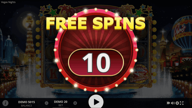 Характеристики слота Vegas Nights 3