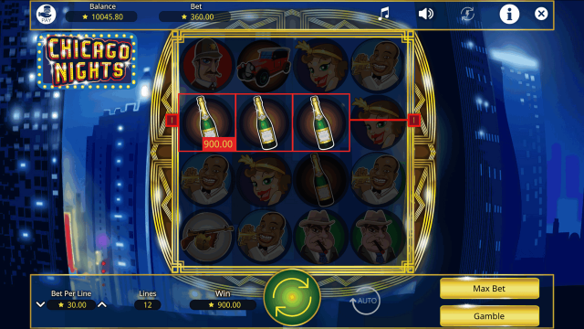 Бонусная игра Chicago Nights 7